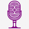 Digital Audio Symbol in SVG Format A digital microphone icon designed as vector art for use in technology projects.