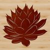 Free Floral Clipart Download A stylized illustration of a succulent plant, suitable for use as vector art in various design projects.