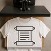 A traditional scroll made from paper, featuring a classic design suitable for various occasions.