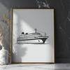 Cruise Ship Vector Art In PDF File Format For Free Download