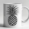 Unique Pineapple In SVG, PNG, PDF And DXF File Formats - Free