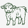 Artistic Cow SVG - Free Commercial Use Download