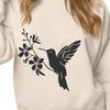 Flying Hummingbird Stencil