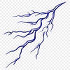 Artistic Lightning In PNG For Free Download