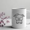 Free Piglet Decal