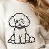 Poodle Vector Craft File In SVG, PNG, PDF And DXF Formats