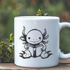 Unique Axolotl Reading A Book - Free PDF Download