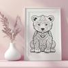 Bear Vector Craft File In PNG & SVG - Free Digital Download