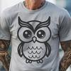 Owl Illustration In SVG, PNG, PDF And DXF Formats