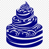 Artistic Cake In DXF For Free Download