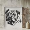 Stunning Bulldog - Laser Cutter PDF