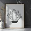 Stunning Desert Plant - Laser Engraver DXF Free Download