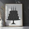 Birthday Cake In PDFs - Free Commercial Use License