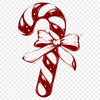 Candy Cane Printable Image In PNG & SVG - Free Digital Download