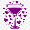 Free Unique Cocktail Vector Craft File DXF - Commercial Use