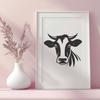 Creative Cow Illustration - Free SVG