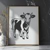 Beautiful Cow In SVG Format