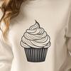 Cupcake In SVG, PNG, PDF And DXF Files