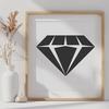 Free Diamond In PNG & SVG