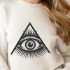 Unique Eye Of Providence Printable Artwork PNG - Free Download