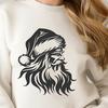 Artistic Santa Claus Vector Drawing - Free PNG