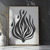 Beautiful Flames In SVG & PNG