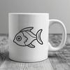 Unique Fish Template - Free SVG