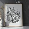 Stunning Flames In SVG & DXF