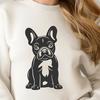 Stunning French Bulldog - Laser SVG