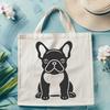 Creative Sitting French Bulldog Stencil