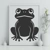 Artistic Frog In PDF & PNG