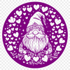 A mythical creature's head featuring heart symbols on its forehead.
