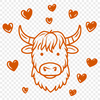 Highland Cow In PNG Format - Free Commercial Use License