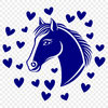 Horse Vector Drawing In PNG & SVG - Free Digital Download