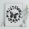 Artistic Butterfly In PDF & PNG