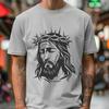 Creative Jesus In DXF - For Free Download, Commercial Use