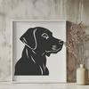 Creative Labrador Retriever Digital Drawing