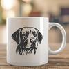 Artistic Labrador Retriever In DXF Format