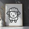 Stunning Lamb Decal - Free PNG Download