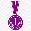 A digital medal icon in vector format, suitable for various designs.