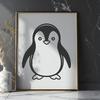 Free Penguin In DXF - For Free Download, Commercial Use