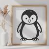 Artistic Penguin - SVG For Commercial Use