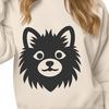 Stunning Pomeranian In DXF