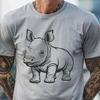 Stunning Rhino In SVG, PNG, PDF And DXF File Formats - Free