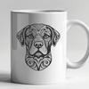 Ornate Rottweiler In PDF And PNG