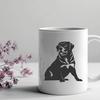 Sitting Rottweiler Printable Artwork