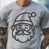 Beautiful Santa In SVG, PNG, PDF And DXF File Formats - Free