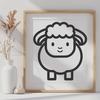 Unique Sheep In DXF