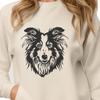 Unique Shetland Sheepdog Vector Drawing DXF - Free Download