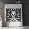 Creative Skull - Glowforge PNG